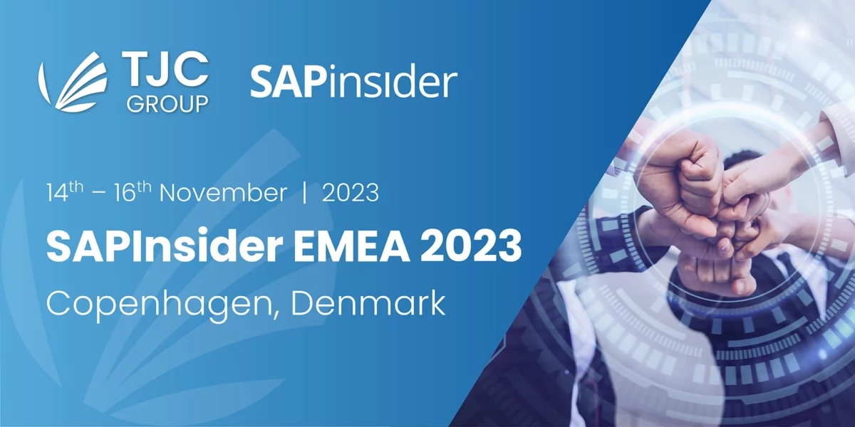 SAPinsider EMEA 2023 - TJC Group