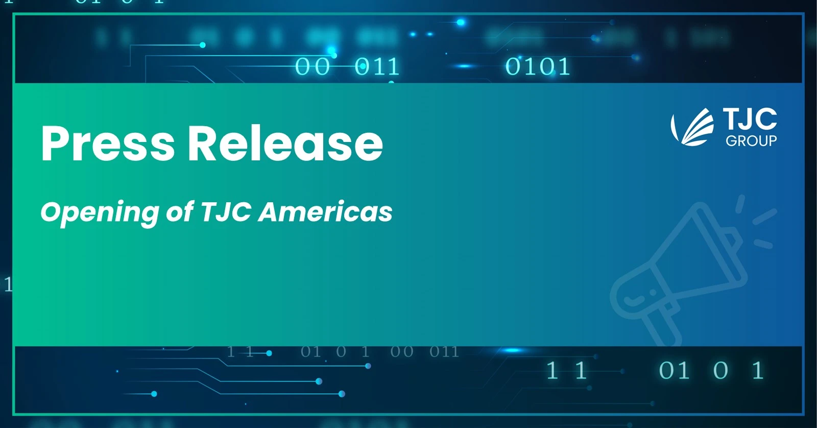 Press Release header - TJC Group opens TJC Americas