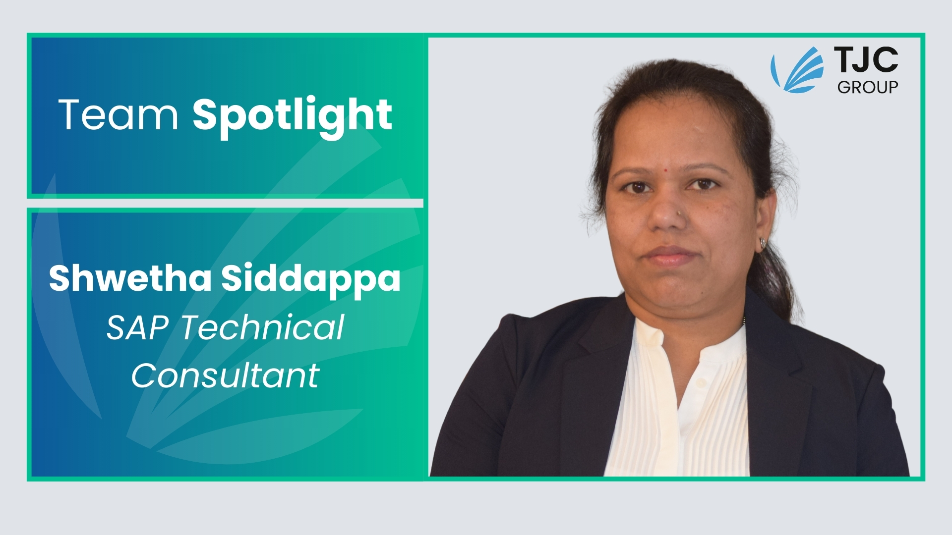 Shwetha Siddappa - SAP Technical Lead, TJC Group
