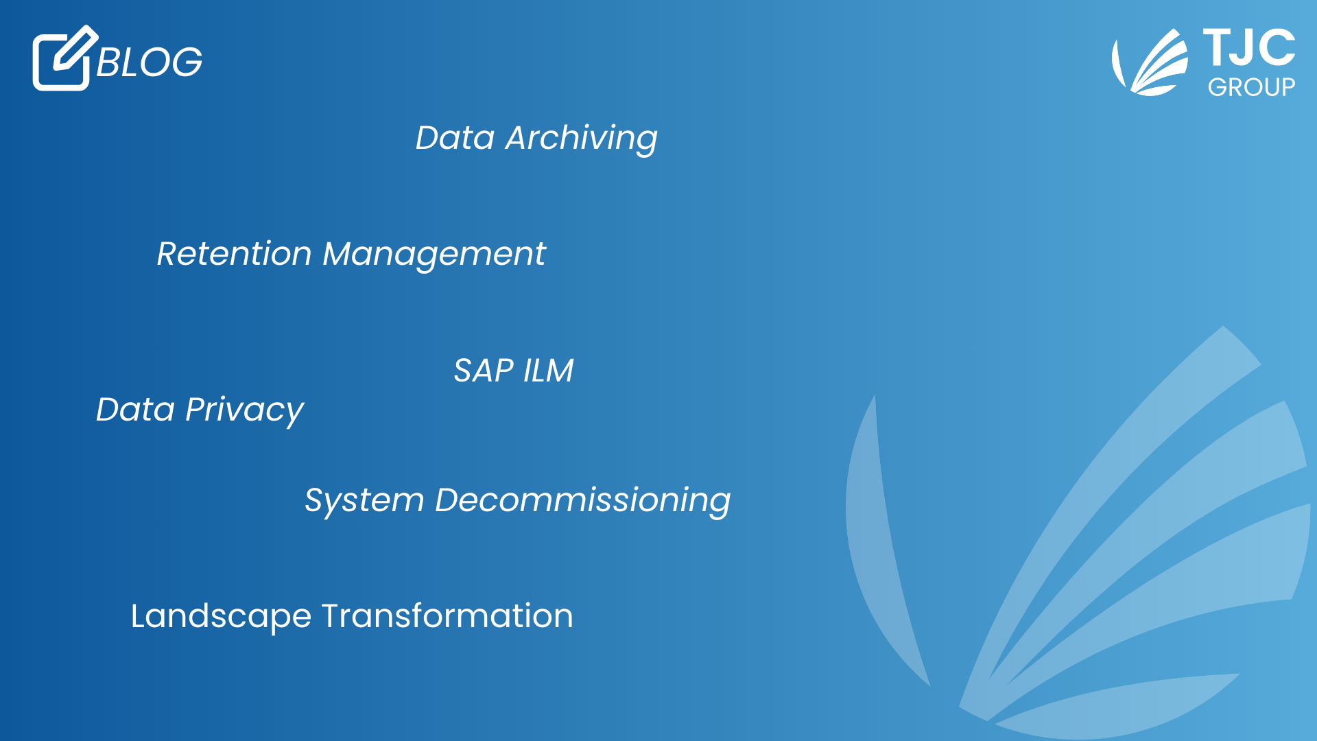 Header Key terminologies SAP Data Management