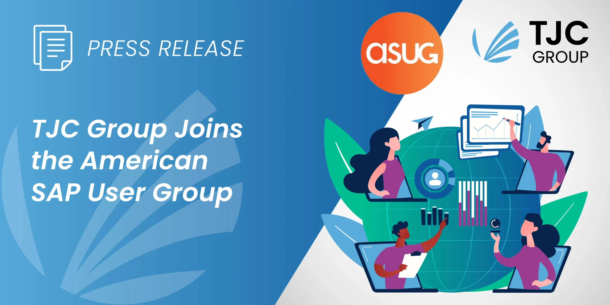 Header TJC Group joins the American SAP User Group (ASUG)