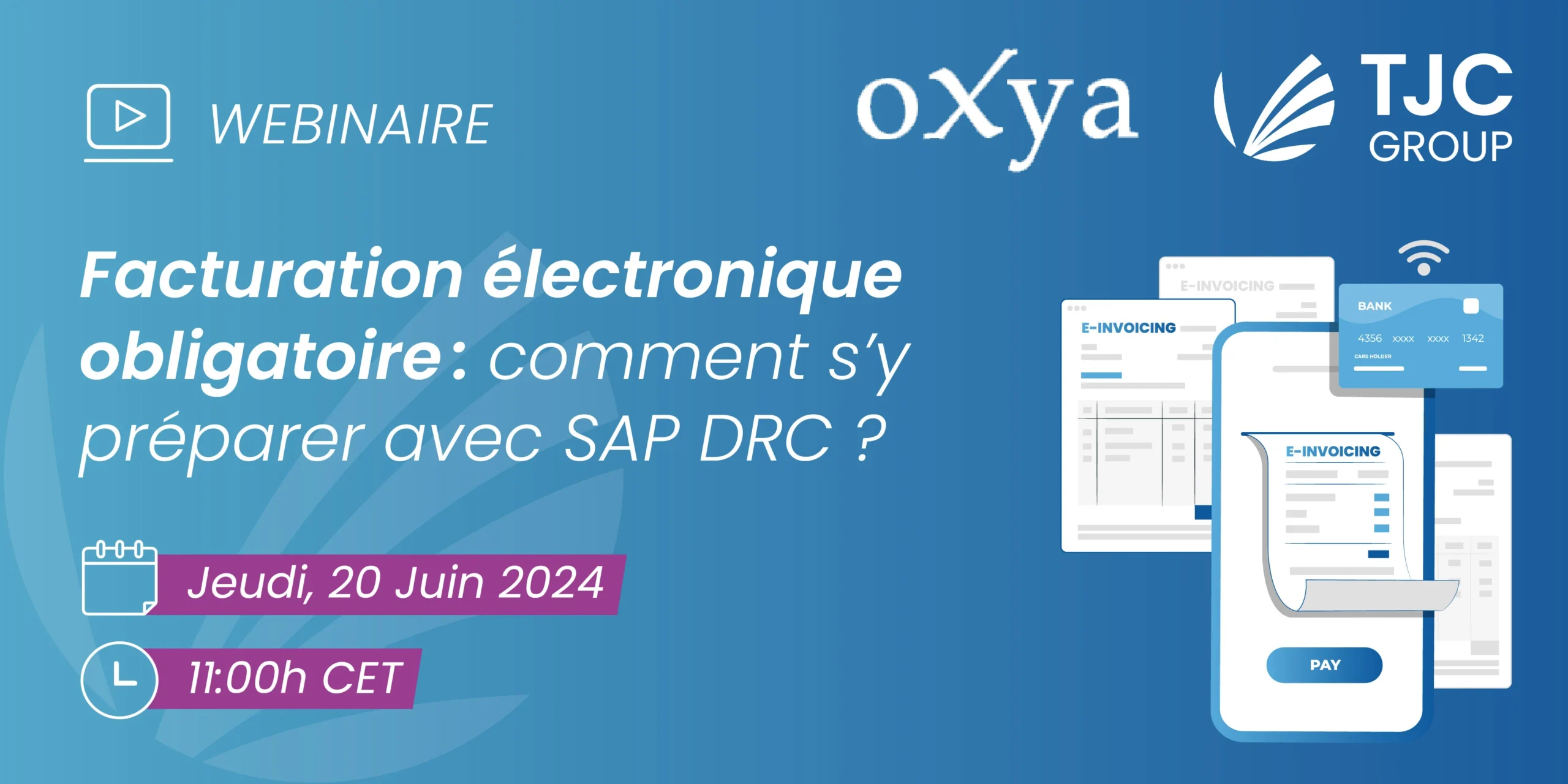 Webinaire TJC Group e-invoicing SAP DRC France
